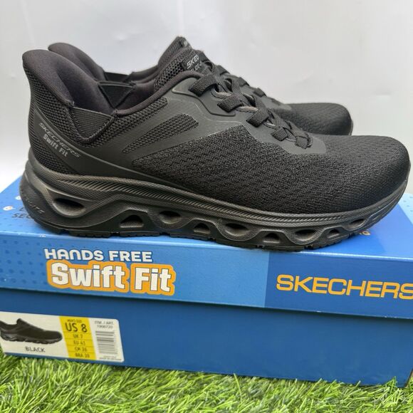Skechers Men\'s Glide Step Sneaker Hands Free Swift Fit Sz 8 Slip On Shoes main image 4